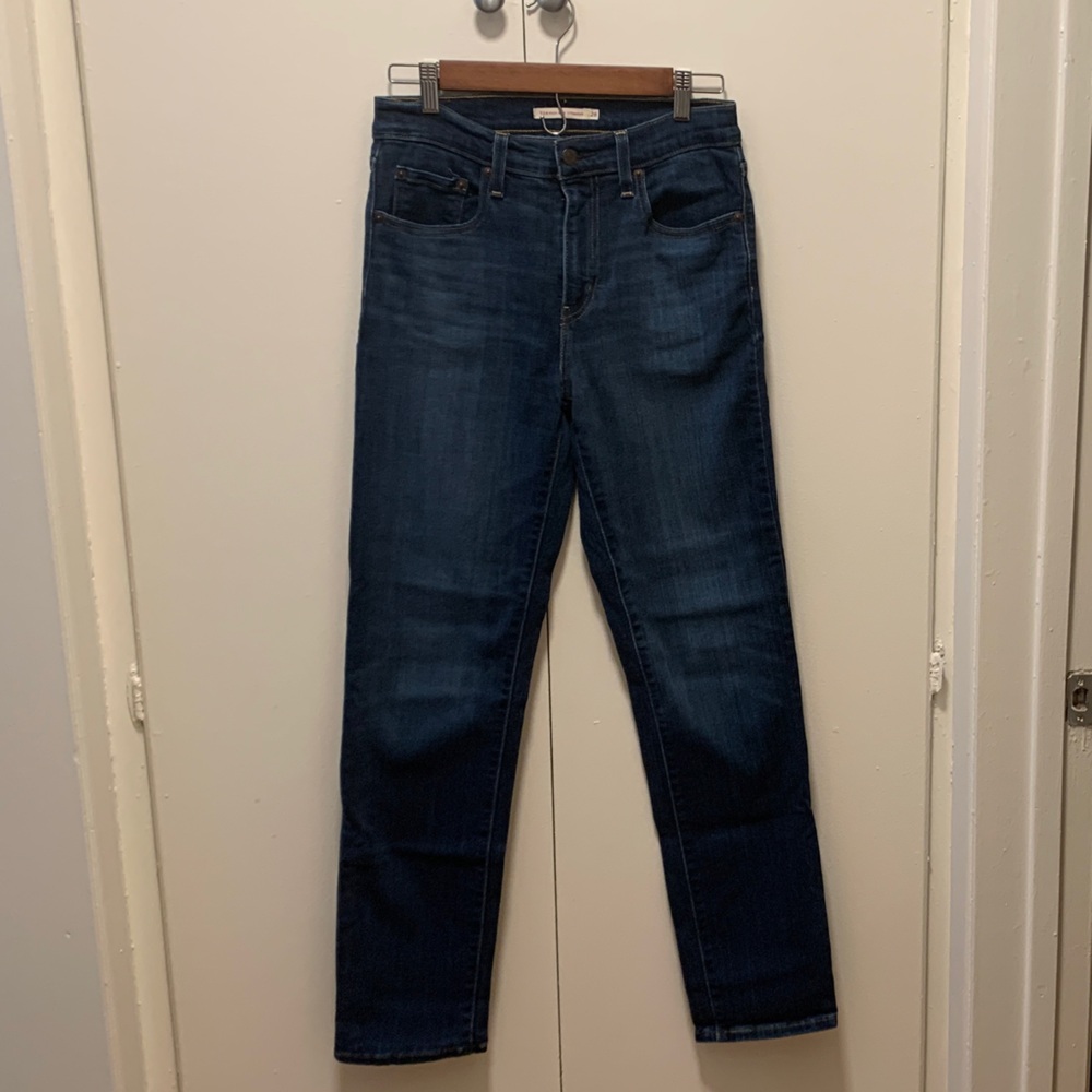 Levi's Women's High Rise Dark Blue Jeans